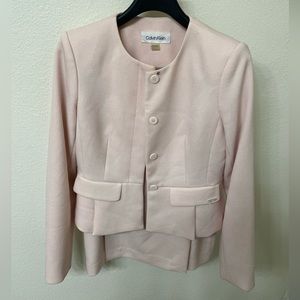 Calvin Klein skirt suit